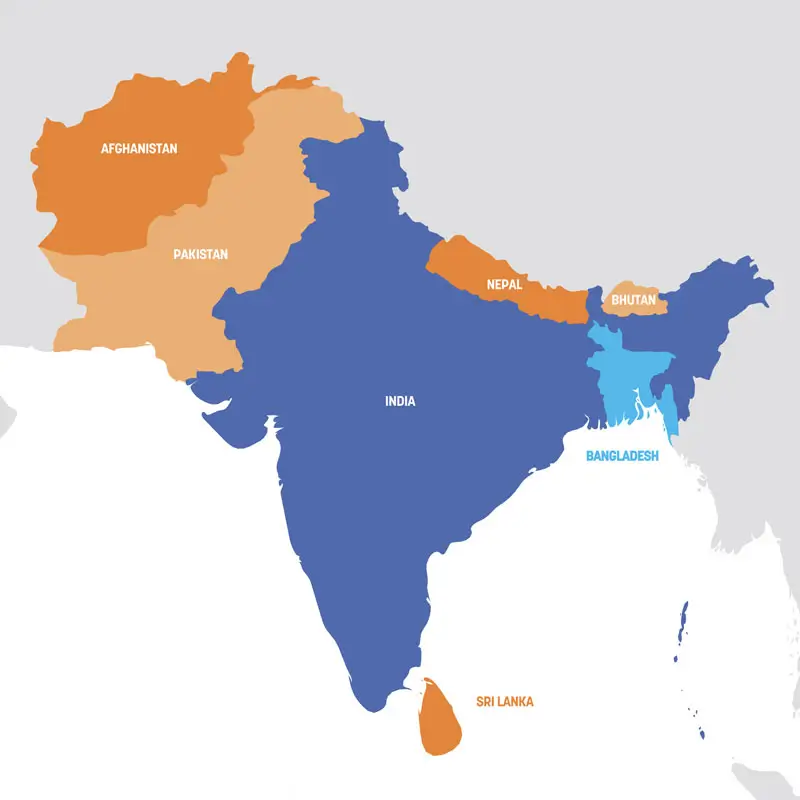 South Asia countries for product sourcing